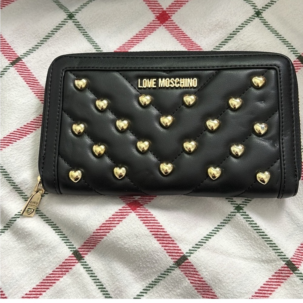 Moschino Love black wallet large